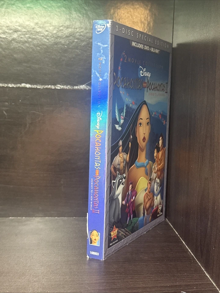 Pocahontas 1 & 2 Movie Collection DVD & Blu-Ray 3-Disc Special Edition Brand New - Image 4 of 4