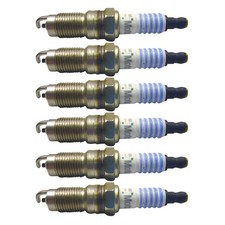 Spark Plug Set of 6 for Land Rover Discovery 3 4 V6 4.0L Unleaded LR000604 x 6