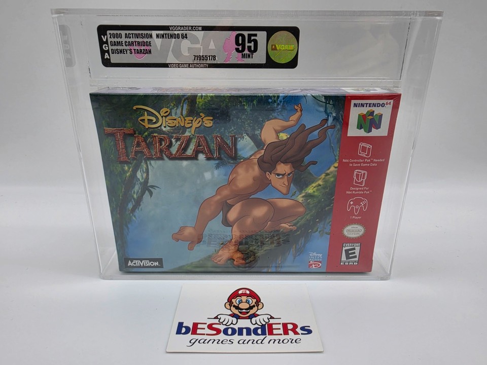Nintendo 64 - Disney´s Tarzan - Vga 95 Mint - 2000 - Sealed - Ntsc