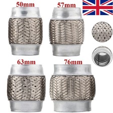2" 2.25" 2.5" 3" x 4" Inch Exhaust Flex Flexi Flexipipe 50/57/63/76mm x 100mm