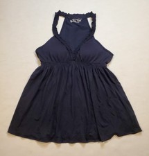 Y2K Victoria's Secret Fashions Best Kept Bra Tops Camisole Babydoll Med Navy