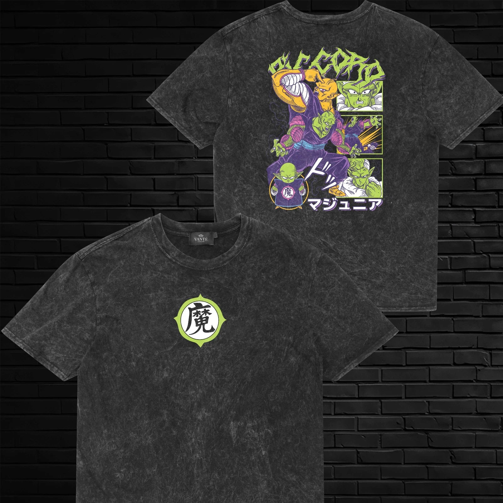 Piccolo Anime Graphic T-Shirt Orange Piccolo Manga Style Unisex Cotton Tee Gift