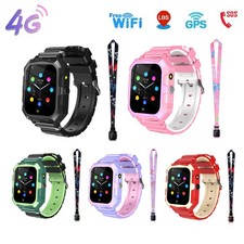4G Kids Smart Watch Two-way Talk SOS GPS Tracker Camera Phone Watch Xmas Gifts