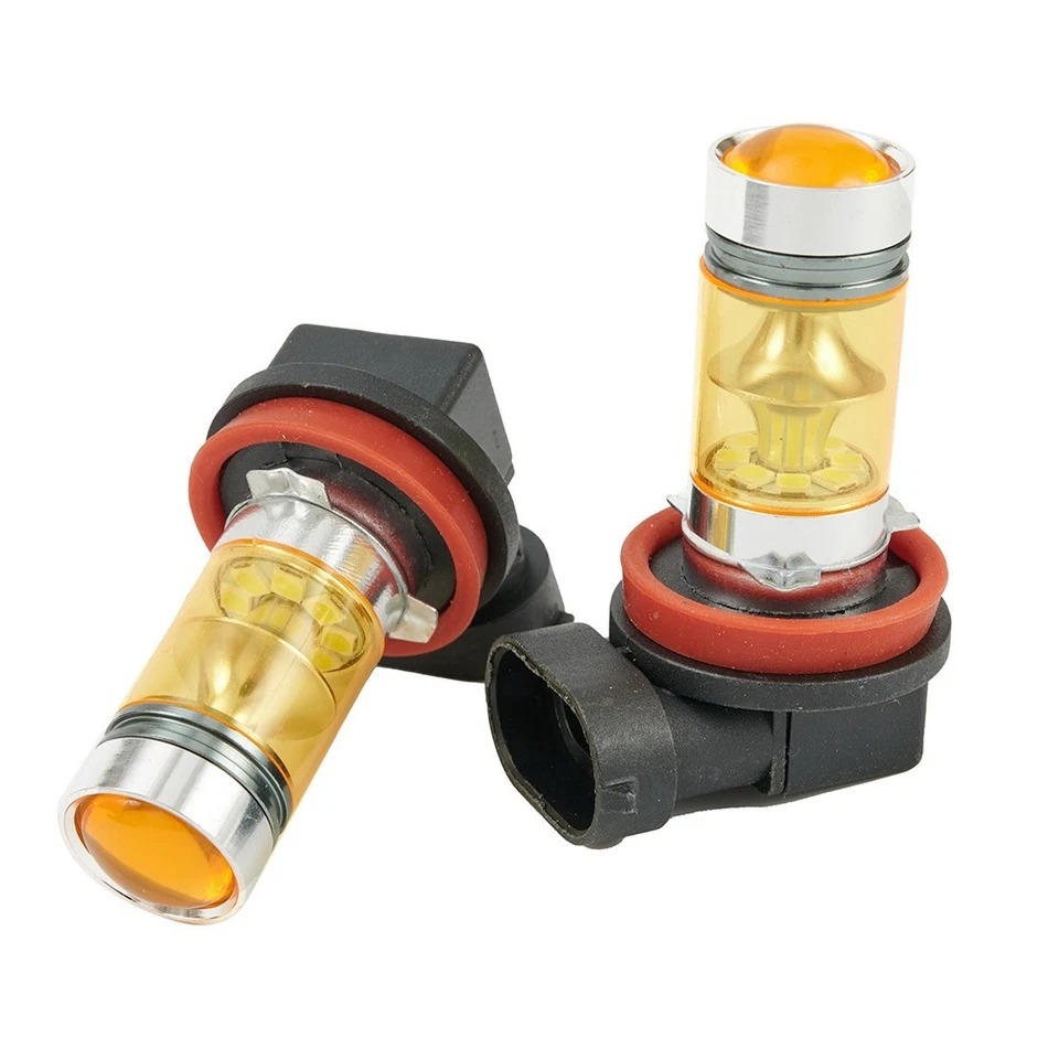 2pcs Set Car Fog Lights 4300K Yellow Driving Turning Parking Lamp Bulbs Replaces - Image 4 of 4