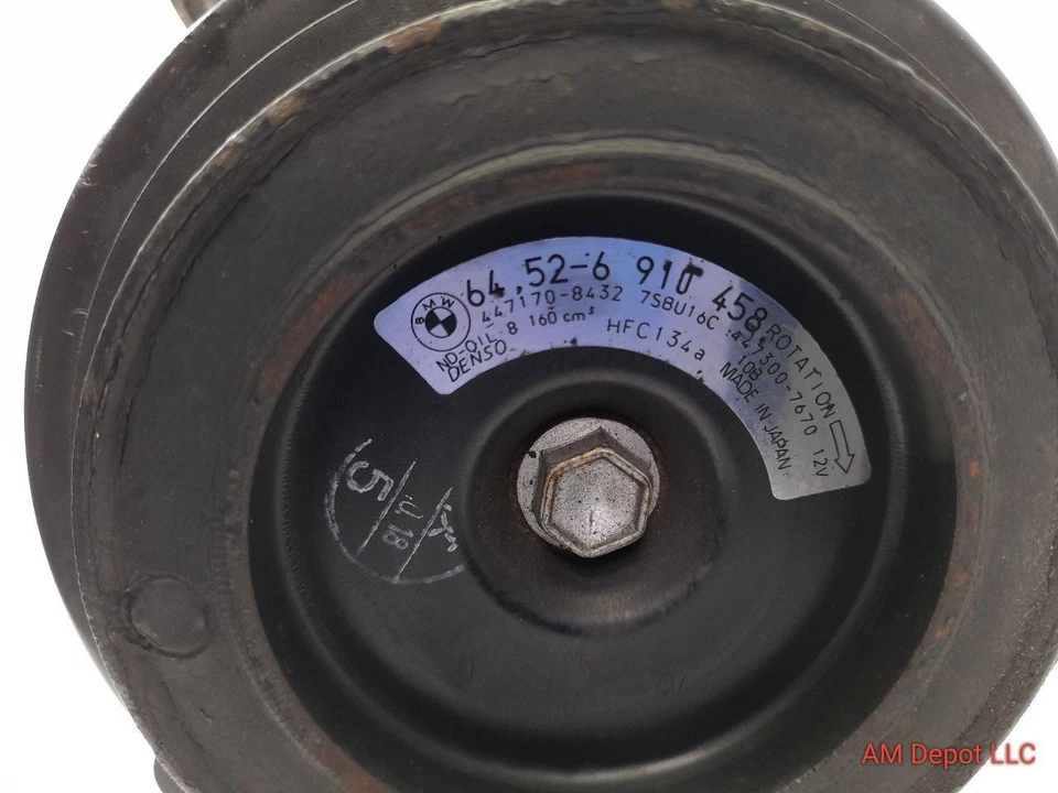 BMW 330ci 325ci 325i 330i E46 2000 compresor de aire acondicionado Denso 7SBU16C 64526910458 Foto 3 de 4