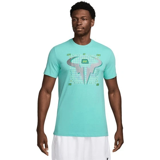 Nike Men's Dri-Fit Court Tennis Rafa Nadal t-shirt FZ8113-300 Green