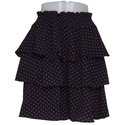YAS, Rock, Größe: L, model: yasmulti smock skirt, Blau/Gelb, Polyester #DxN