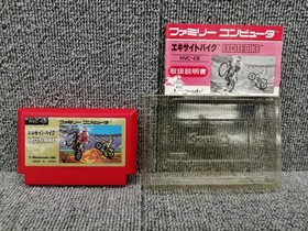 NINTENDO Famicom Soft Excite Bike Used