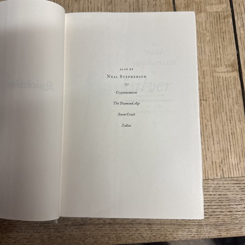 Quicksilver - Neal Stephenson - First Edition Hardback 2003 - Picture 8 of 14