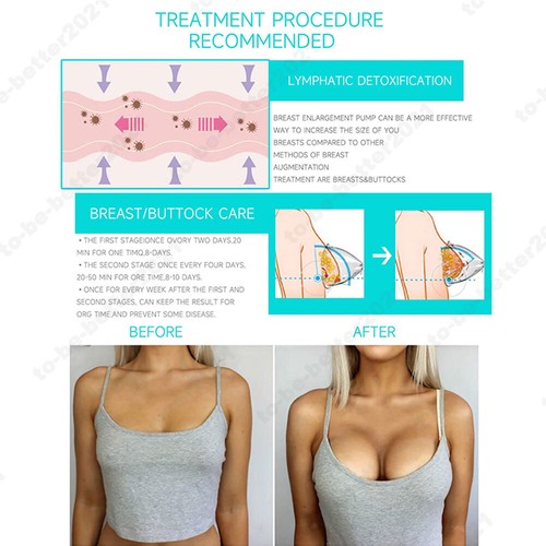 Breast & Buttock Enlargement Vacuum Therapy Machine Body Shaping Cupping Massage - Bild 6 von 13