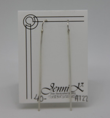 Jenni K Sterling Silber Schmuck Ohrringe Handarbeit Slip On Stab Einfädler