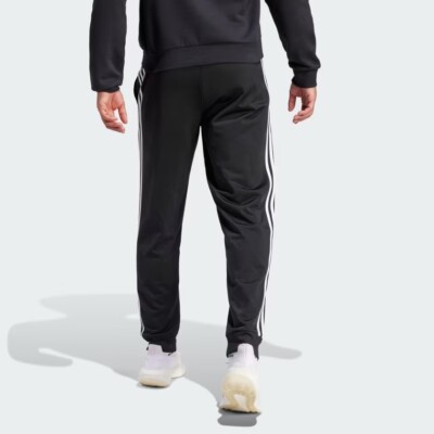 Adidas Men's Essentials Warm-Up Tapered 3-Stripes Track Pants | eBay
