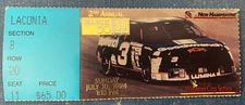 Original 1994 2nd Annual SLICK 50 300 Winston Cup Louden, NH Dale #3 Ticket Stub
