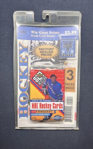 1998-99 UD Choice Hockey Cards Factory Sealed Gretzky Starquest Vintage Value - Picture 1 of 6