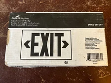 Cooper Lighting Polycarbonate LED Exit Sign SURE-LITES
