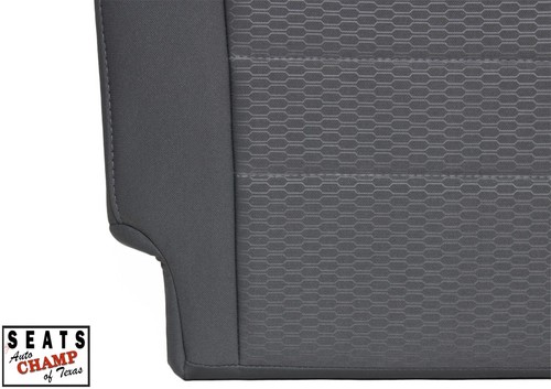 2013-2018 Dodge Ram 4500 5500 SLT -Driver Side Bottom Cloth Seat Cover Gray - Picture 9 of 15