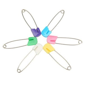 Large Nappy Baby Safety Pins- Multi Coloured Diaper Cloth Nappies ...