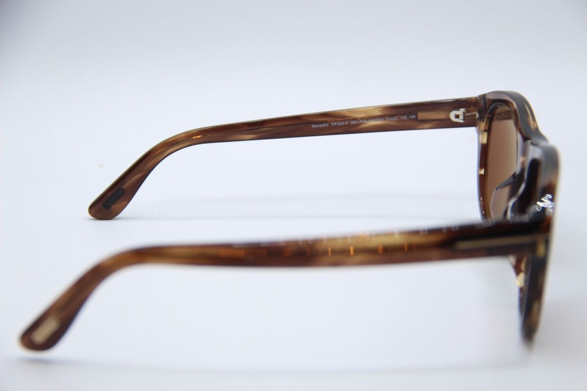 NEW TOM FORD TF 520-F 50H BENEDICT BROWN POLARIZED AUTHENTIC NEW TOM FORD TF 520-F 50H BENEDICT BROWN POLARIZED AUTHENTIC
