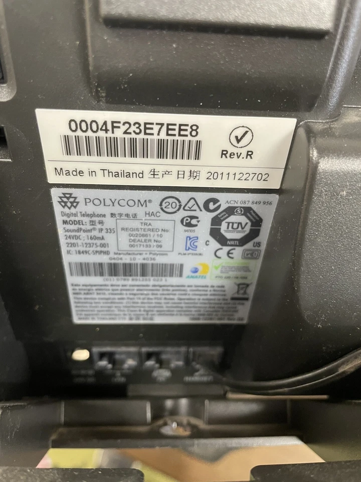 Polycom Soundpoint IP 335 Business Phone - Image 3 of 3