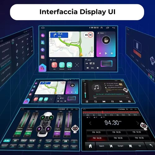 Android 13 Autoradio 7" per Fiat 500 2015 - 2020 CARPLAY Wireless 2+64GB GPS - Foto 22 di 24