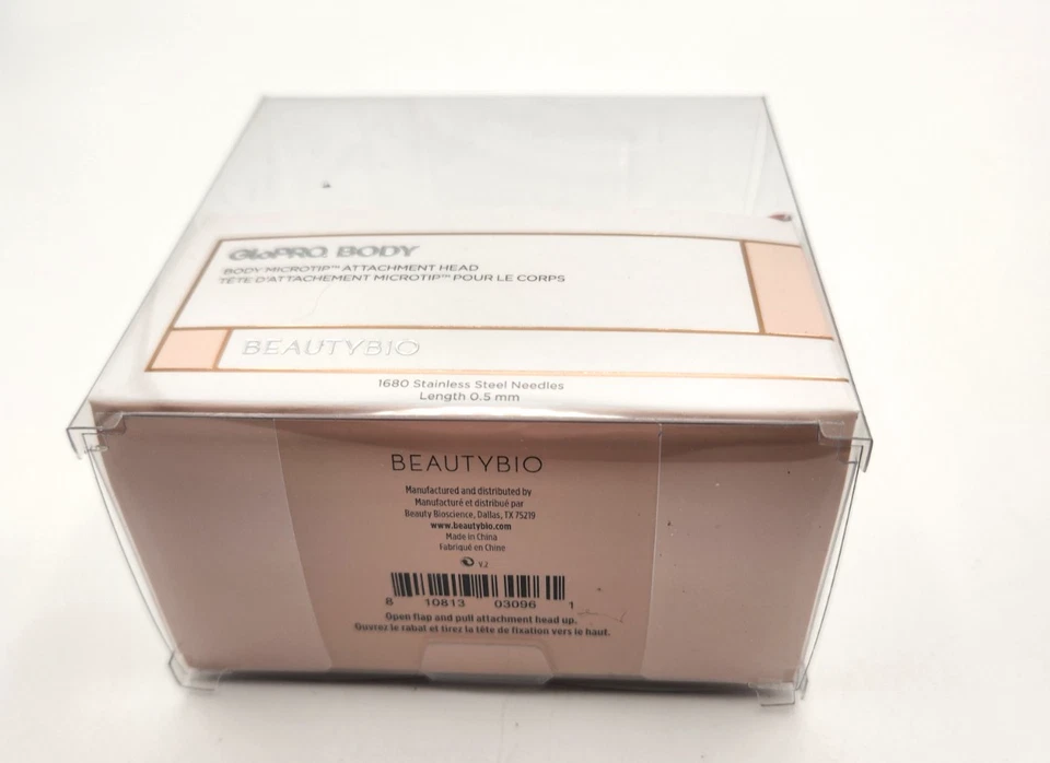 Cabezal de fijación BeautyBio GloPro Body Microtip NUEVO EN CAJA agujas 0,5 mm precio de venta sugerido por el fabricante 66 USD Foto 3 de 3