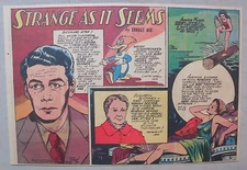 Strange As It Seems: Actor Paul Muni, Woody Wood Pecker by Hix from 12/16/1946