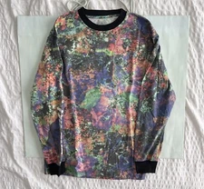 Palace Galaxy Long Sleeve Shirt Sz M 100 % Authentic 