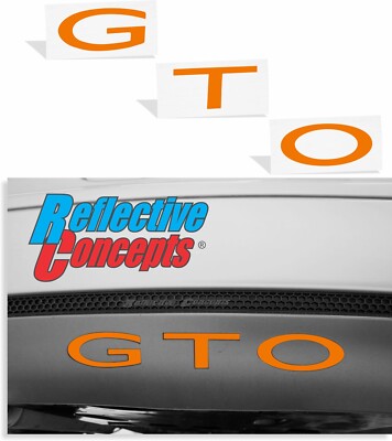 Rear Bumper Inlay Decals - 2004-2006 GTO | eBay