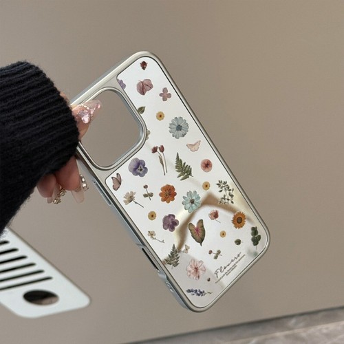 Hard Case for IPhone 13 14 15 16 Plus Promax Shockproof Mirrors Flower Colourful - 第 8/13 張圖片