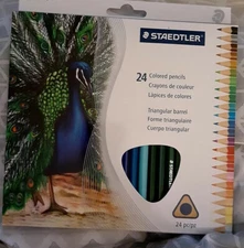 Staedtler Triangular colored pencils 24 Pc