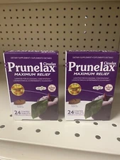 Ciruelax Prunelax Max Relief Laxative for Constipation 24 ct (2 Pack)