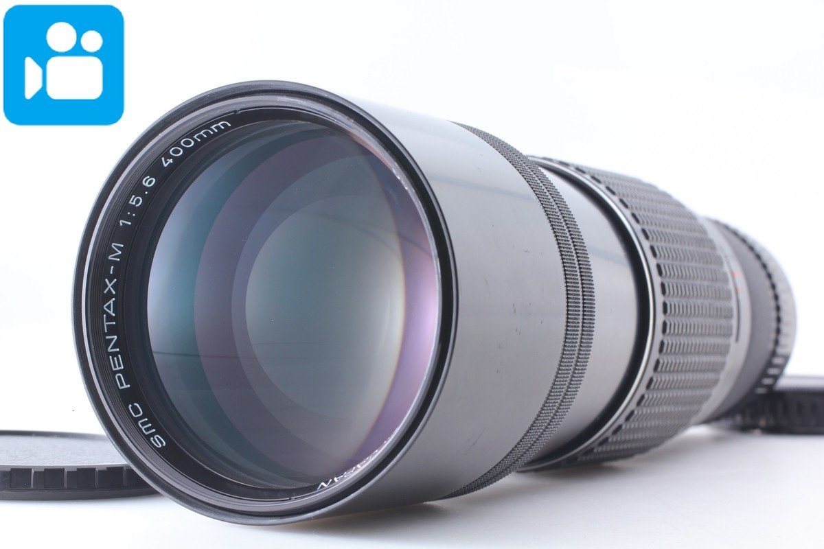 ペンタックス純正　SMC Pentax-M 400mm f5.6 光学美品 🎦VIDEO👀[MINT] Asahi SMC Pentax M 400mm f5.6 Telephoto Lens