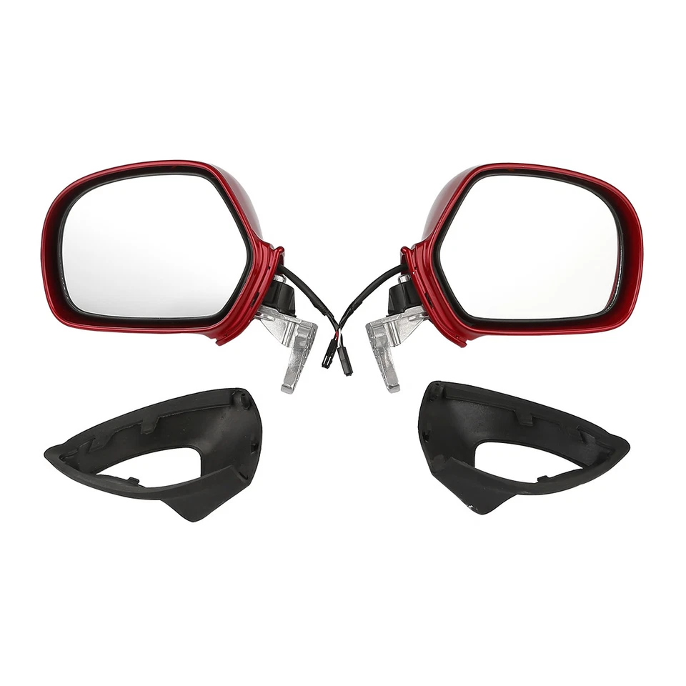 Red Rear View Mirror Turn Signal orange lens Fit For Honda Goldwing GL1800 01-17 — 第 2/4 张图片