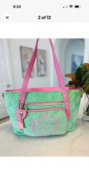 Juicy Couture Fairytale Weekender Tote Bag - Once Upon a Time - Retro Green NWT