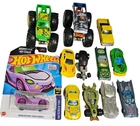 Lot Of 12 Vintage Now Mostly Hot Wheels Cars Trucks With Batmobile Bigfoot