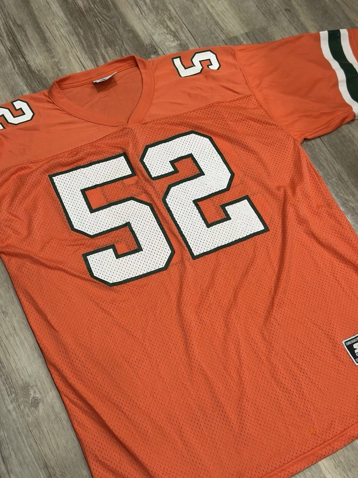 Винтажная стартовая футболка Miami Hurricanes Ray Lewis размер 52/XL NO52 - Изображение 3 из 4
