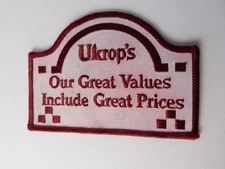 UKROP'S PATCH BAKERY FOOD SERVICE COMPANY GREAT VALUES GREAT PRICES ADVERTISING