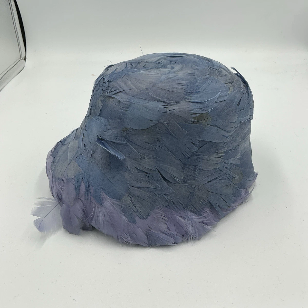 Vintage 60s Blue Fuzzy Cloche Hat 1960s Retro Mod Twiggy Riding Bell Cool Mod/GoGo Cloche 1960s Vintage Hats for Women for sale | eBay main image 4