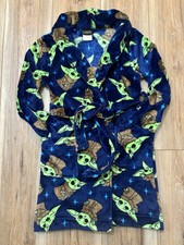 Star Wars Baby Yoda Luxe Plush Fleece Robe Size 8 Super Soft