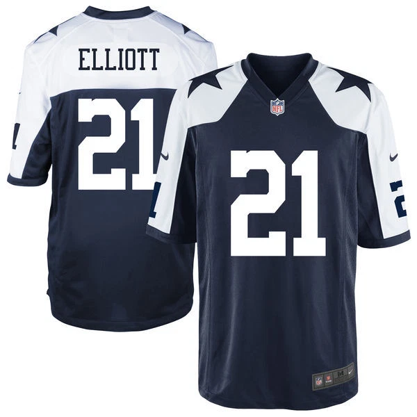 Ezekiel Elliott Dallas Cowboys Nike Youth Alternate Game Jersey - Navy