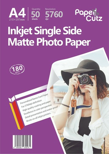 A4 INKJET PHOTO PAPER FULL RANGE GLOSS MATTE, PAPERCUTZ PROFESSIONAL - Picture 32 of 36