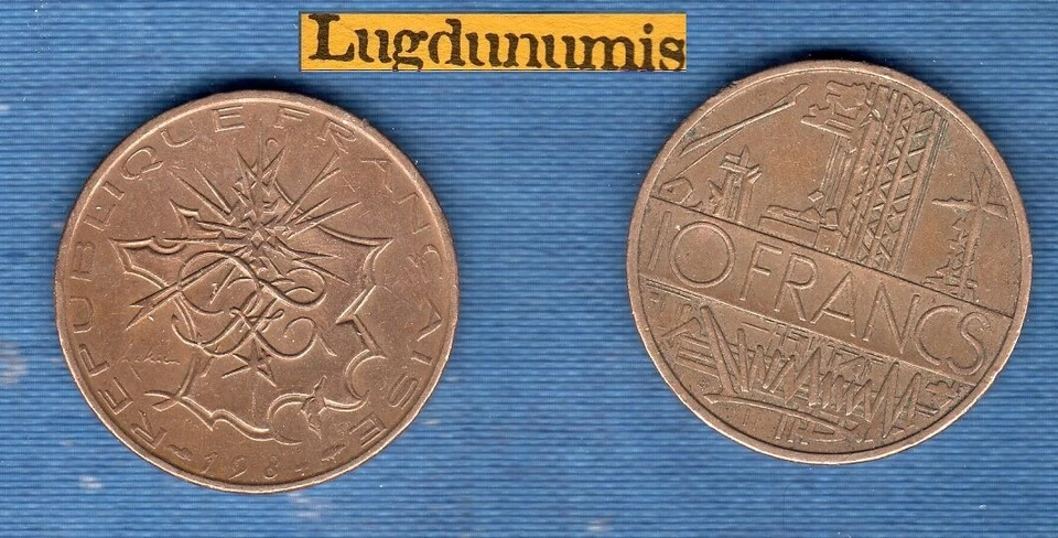 10 Francs Mathieu 1984 Tranche A TB TTB Liberté Egalité Fraternité sur Tranche - Photo 1/1