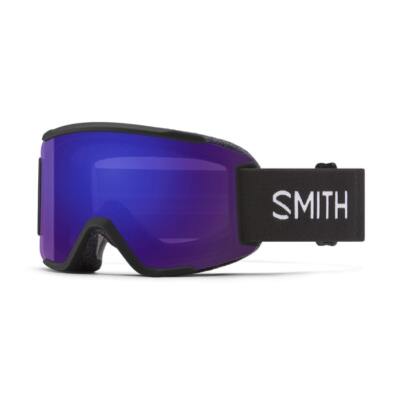 SMITH OPTICS SQUAD S Ski- Snowboardbrille Black - Everyday Violet Mirror NEU