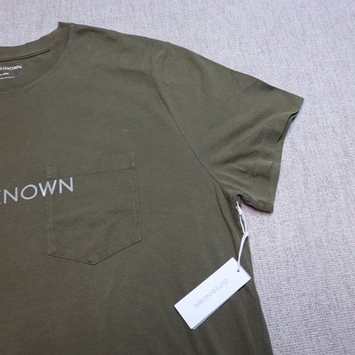 Outerknown T-Shirt Size XL Olive Green Logo Pocket Short Sleeve Casual Tee NWT - Picture 7 of 10