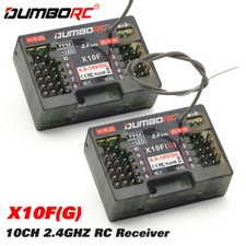 DUMBORC X10F X10FG 10CH 2.4G RC Gyro Receiver for X10P-350 Transmitter Car Boat
