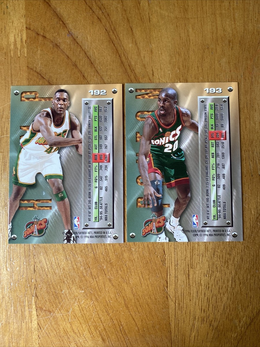 1995 Fleer Metal Shawn Kemp, Gary Payton 192&193 | eBay 1995 Fleer Metal Shawn Kemp, Gary Payton 192&193 | eBay