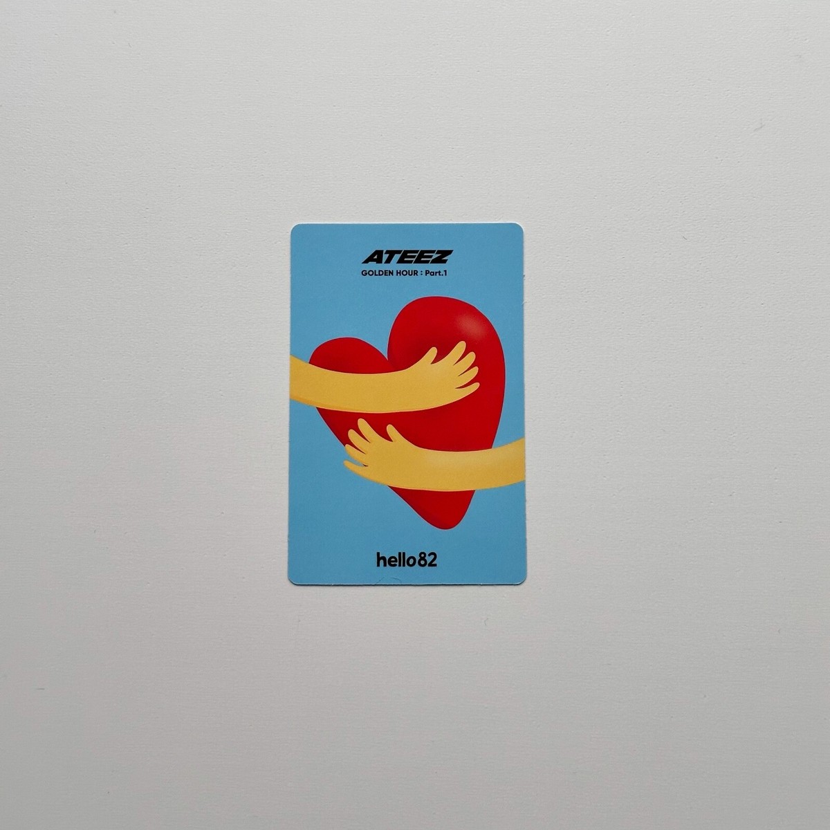 ATEEZ Golden Hour Hello82 Distribution photocard, Hug ver