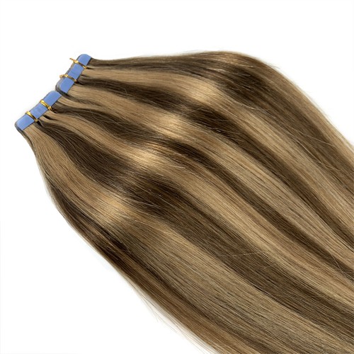 Best Quality 14''-24'' 100% Remy Russian Hair Tape In Real Human Hair Extensions - Picture 44 of 52
