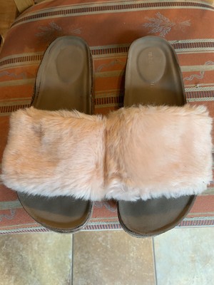 madden girl fur slides