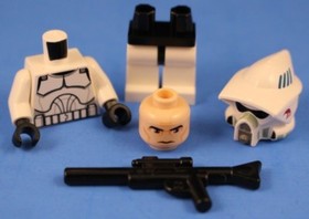 LEGO&reg; STAR WARS&trade; 7913 ARF TROOPER Minifigure&trade; 100% LEGO Rare Clone trooper head!